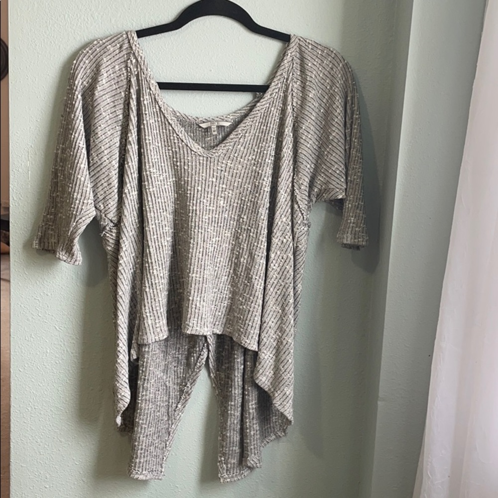 BKE Buckle Gray Textured Shirt -Medium